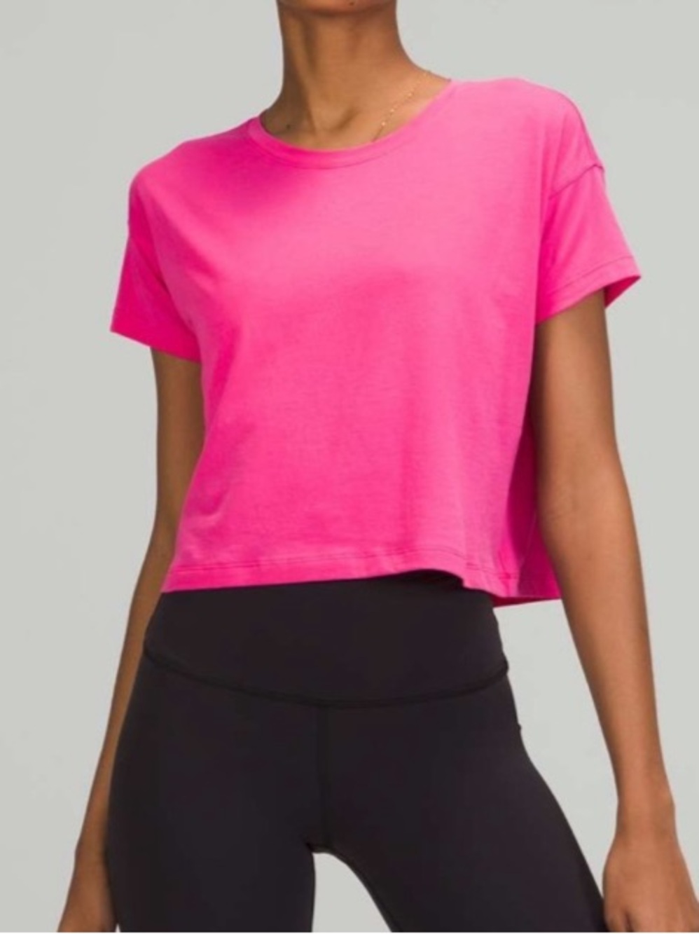 Lululemon Cates Tee Sonic Pink